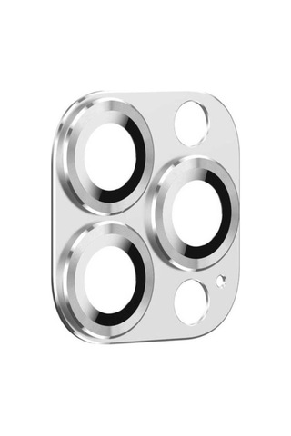 Apple Uyumlu iPhone 13 Pro Zore Cl-03 Kamera Lens Koruyucu Gümüş