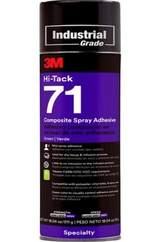 3m Hi-tack 71 Kompozit Sprey Yapıştırıcı, Yeşil - 500 Ml