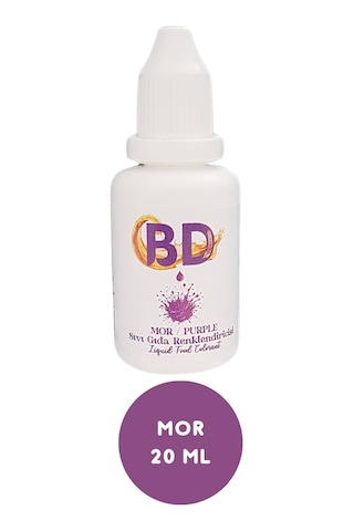 Bd Sıvı Gıda Boyası 20 Ml Mor