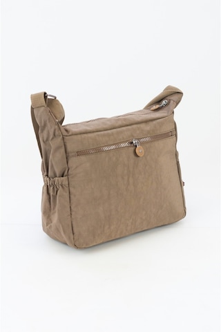 Krinkıl / Klinkır Su Geçirmez Kumaş Çok Gözlü Çapraz Kol Ve Omuz Postacı Çantası Vizon 5835 Vizon