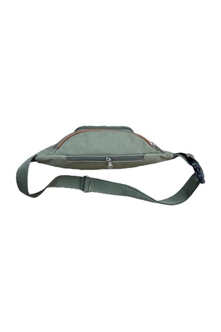 Monte Lui Unisex Kanvas Kumaş Bel Ve Çapraz Çanta Haki