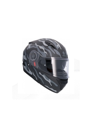 Shiro Flip Up Triton Comm Motosiklet Kaskı Camuflaje Shiro Flip Up Triton Comm Motosiklet Kaskı Camuflaje