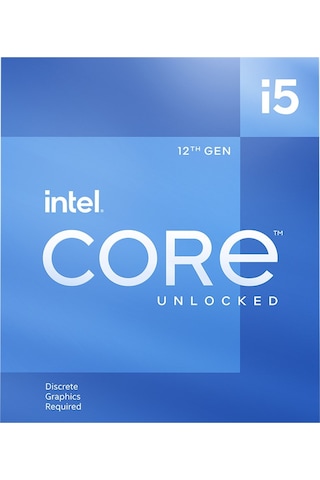 Intel Core i5-12600KF 3.7 GHz LGA1700 20 MB Cache 125 W Box İşlemci