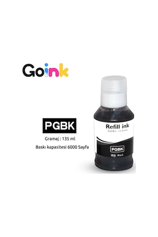 Goink Canon G3430 4 Renk Mürekkep Seti - Kolay Dolum, Profesyonel Kalite, Uyumlu Cihazlar: Canon G3430 Ve Diğer Modell