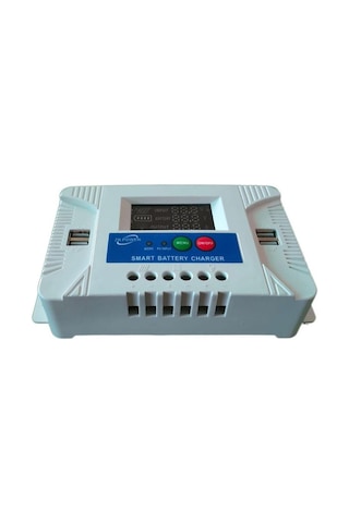 Powermaster Pm-10a 12 Volt - 24 Volt - 10 Amper 4 Usbli Dijital Otomatik Solar Şarj Regülatörü-81175