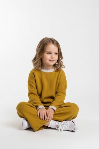 Miababy Triko Kazak Pantolon Takım Fıstık Yeşili