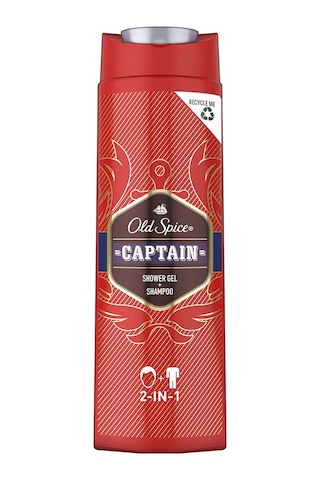 Old Spice Captain Duş Jeli ve Şampuan 400 ML
