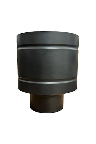 Baca Kalkanı / Çap: 13 Cm / Mat Siyah Eöaye / Baba's Stove