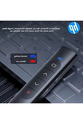 Hp Ss10 Wireless Presentation Flip Pen Pilli Kablosuz Sunum Kumandası