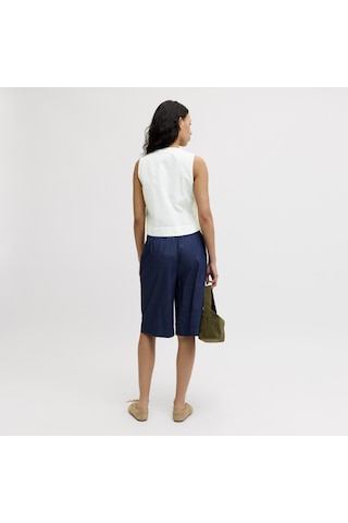 Jack & Jones Kadin Baglama Detayli Kolsuz Asimetrik Üst - Alia - 12287870 Blanc De Blanc