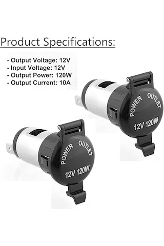 12 Volt 120 Amper Unıversal Çakmaklık Güç Çıkış Yuvası