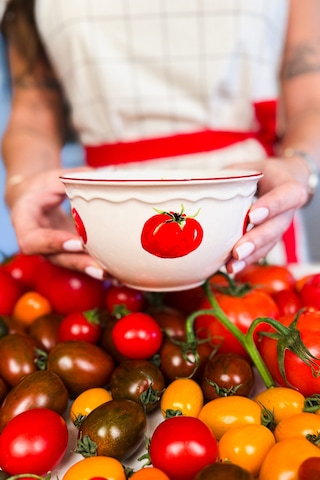 Rakle x Bengi Kurtcebe Pomodoro Stoneware 4'lü Çorba Kasesi Seti 15 cm