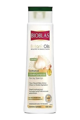 Bioblas Botanic Oils Sarımsak Özlü Günlük Şampuan 500 ML
