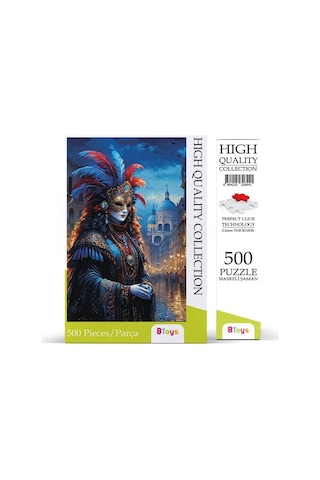 Btoys 500 Parça Puzzle Maskeli Şaman 9051