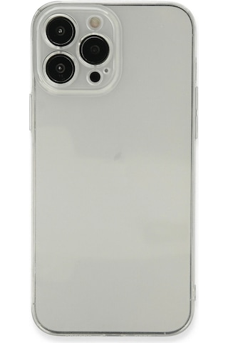 Cosmotex Newface Apple iPhone Uyumlu  13 Pro Max Kılıf Fly Lens Silikon - Şeffaf