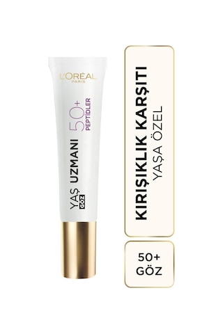 L'Oréal Paris Yaş Uzmanı 50+ Kırışıklık Karşıtı Yenileyici Göz Kremi 15 ML