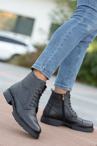 Daxtors Garantili D4002 Hakiki Deri Soğuk Geçiremez Kışlık Erkek Bot 22kdasap1000001-123 001