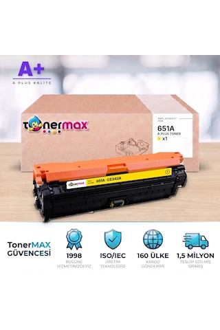 Hp 651a Ce342a Sarı Uyumlu Toner A Plus / Laserjet Enterprise 700 Color Mfp M775