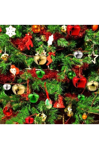 Xianwen Geeroyoo 500 Adet Altın Çan, Noel Dekorasyonu Ve Dıy El