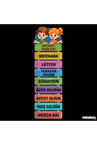 Nezaket İfadeleri Panosu 7