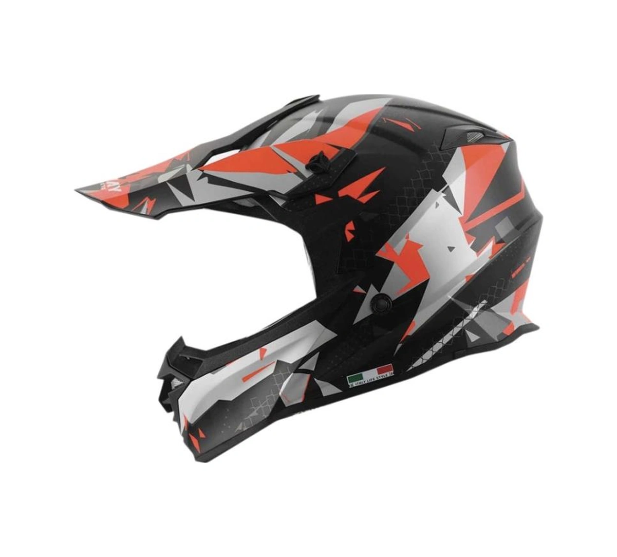 Sway Chaos Full Face Tam Korumalı Kask Xl/61-62cm Kırmızı - Gri Kırmızı - Gri