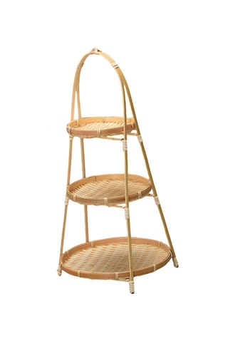 Suntek Magideal Bambu Meyve Kasesi Mutfak Düzenleyici Dekor 3-katman