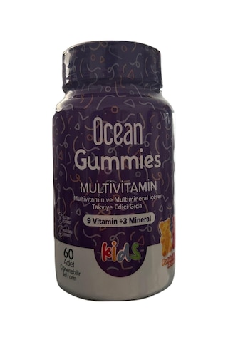 Ocean Gummies Multivitamin 60 Çiğnenebilir Jel Form