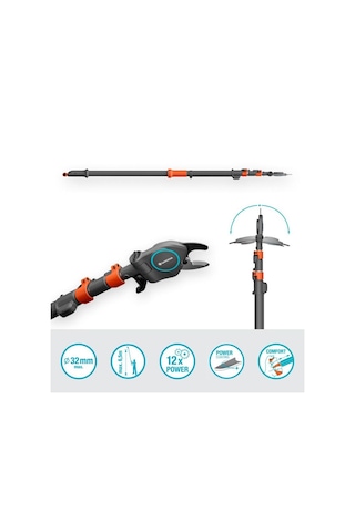 Gardena 12081 Teleskopik Budama Makası Starcut Pro L