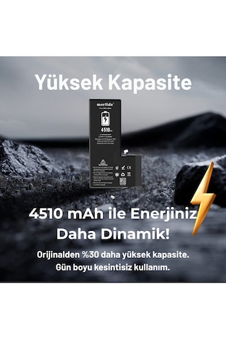 Morfide Apple Uyumlu iPhone 11 Pro Max 4510mah Yüksek Kapasiteli