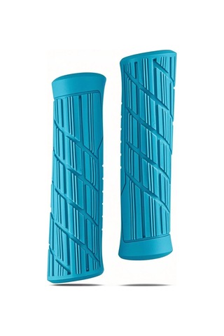 Monyee Mountain Bisiklet Lastik El Kabı, Anti Kayma Ve Sert Tutuş, Şok Emici, Kilitleme Fonksiyonu, Mavi 1 Çift Çok Renkli