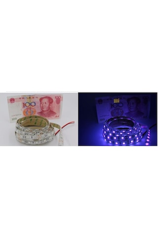 UV Şerit LED 5050 SMD 60/m İç Mekan 1mt 12V