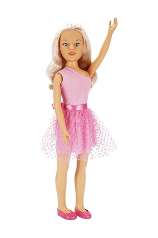 Sunman Dollz'n More Clara Party Yürüyüş Arkadaşım 80 Cm Pembe Tül Elbiseli S00003532 1 Adet