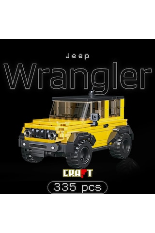 Teknik Jeep Wrangler Yapı Blok Jip Wrangler Oyuncak Araba
