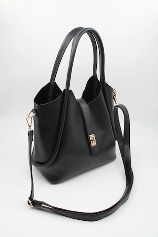 Gülşah Çaptı Bag Kadın Iç Çantalı Retro El Ve Omuz Çantası - Siyah Çok Renkli