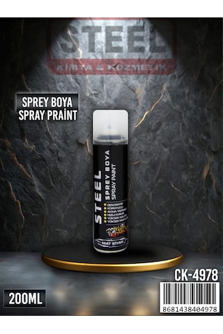 200 Ml Mat Siyah Sprey Boya 526 - Mat Siyah 200 Ml Mat Siyah Sprey Boya 526 - Mat Siyah