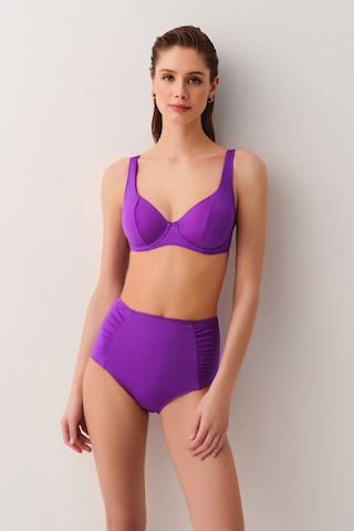 Suwen Balenli Bikini Üst Sbn25950c099 Menekşe Moru