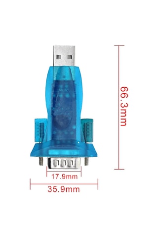 Usb to Rs232 Çevirici Erkek DB9 1 Mbps Seri Port Haberleşme Arduino Mcu Uydu Alıcı Dvd Gsm Telefon