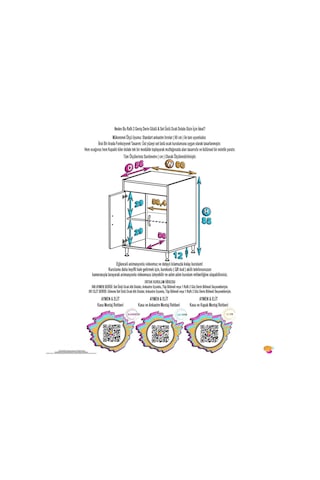 Aymen 60 Cm 2 Kapaklı Mutfak Dolabı - Set Üstü Ocak Altı Seyyar Raflı Kiler Modülü Beyaz