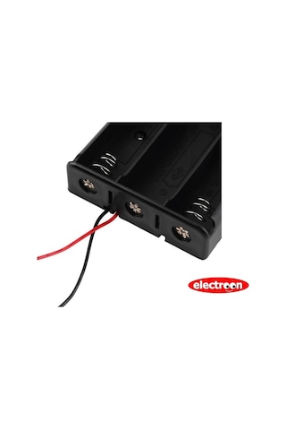Electroon 3Lü Kalem Pil Kutusu Kapaksız 3Xaa