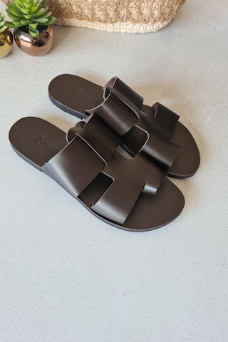 004 4308 Topukla Kadın Hakiki Deri Bodrum Kadın Sandalet 001
