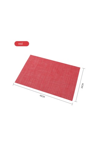 Xurunkeji Placemats 6'lı Set Yıkanabilir Silinebilir Mutfak Masası İçin Placemats Isıya Dayanıklı Kaymaz Masa Matları-b Gri