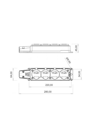 Dörtlü Grup Priz BK1-1402-3614