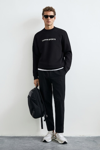 Lufian Rowan Erkek Sweatshirt Siyah Siyah 112030195100100