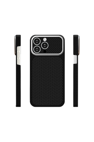 İphone 15 Pro Max Uyumlu Kılıf M-safe Şarj Özellikli Zore Paris Nexel Sert Pc Kapak Siyah