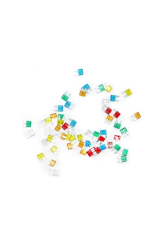 Xiyyadms 60 Adet Apm/atm Tipi Çinko Alaşımlı Mini Sigorta Seti - 5a,10a,15a,20a,25a,30a Her Güçten 10 Adet 5