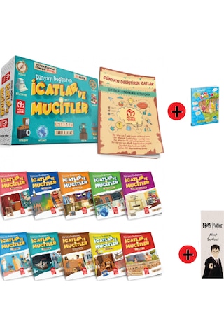 2. Sınıf Hikaye Kitabı Seti Model Yayınları İcatlar ve Mucitler + 2. Sınıf Test Kitabı + Kişiye Özel İsimli Harry Potter Kitap Ayracı