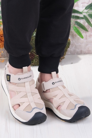 Hammer Jack 24813 Crımson Rahat Esnek Orijinal Ürün Outdoor Erkek Sandalet Bej