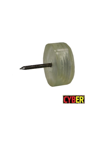 Çap 25X10 MM Elastomer Çivili Tapa (Şeffaf)
