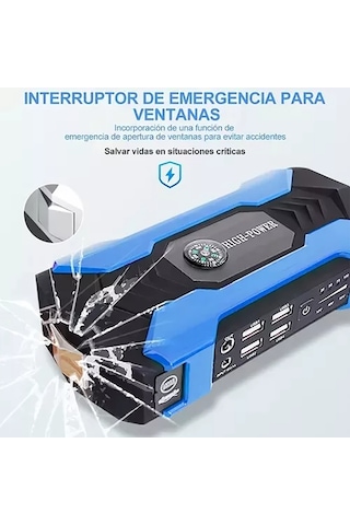 Geeksen 28000mah 12v General Motors Acil Marş Güç Marşı Dijital Ekranlı/dijital Ekransız