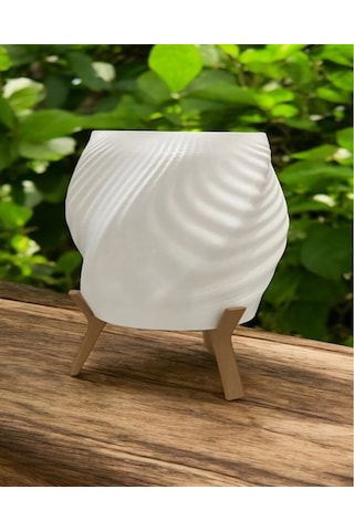 Vintage Gece Masa Lambası , Bohem Ev Dekorasyon , Dekoratif Abajur - Trendi Beyaz Çok Renkli